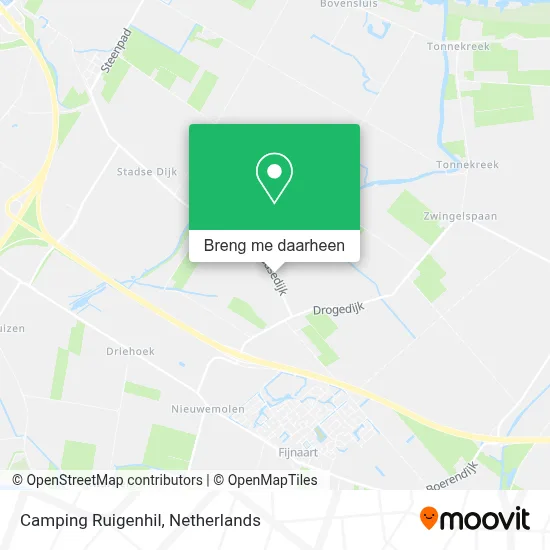 Camping Ruigenhil kaart