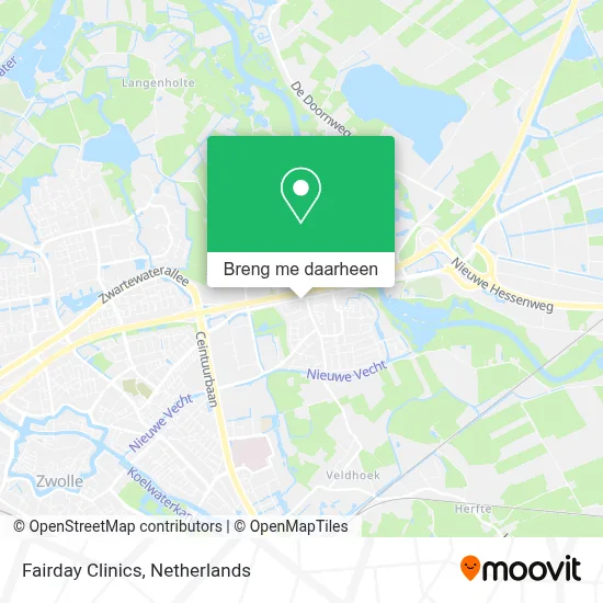 Fairday Clinics kaart