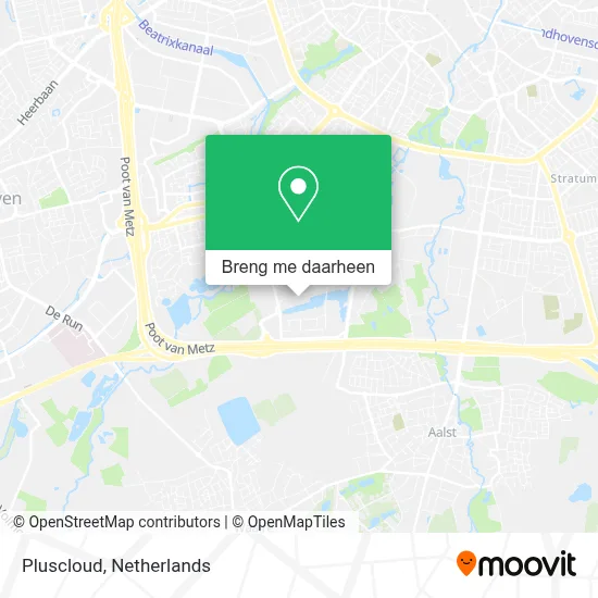 Pluscloud kaart