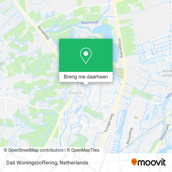 Dali Woningstoffering kaart