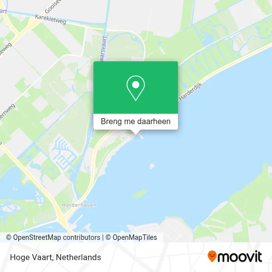 Hoge Vaart kaart