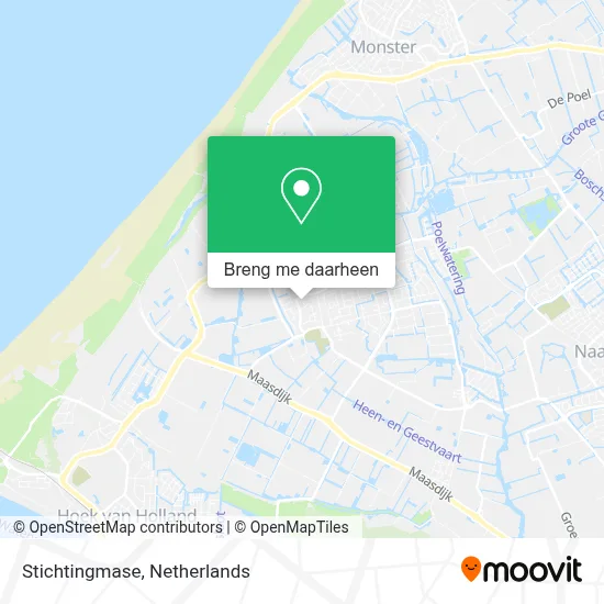 Stichtingmase kaart
