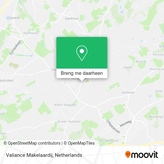 Valiance Makelaardij kaart