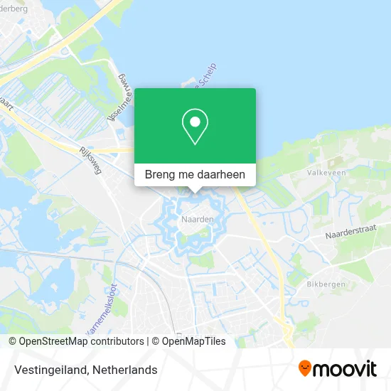 Vestingeiland kaart