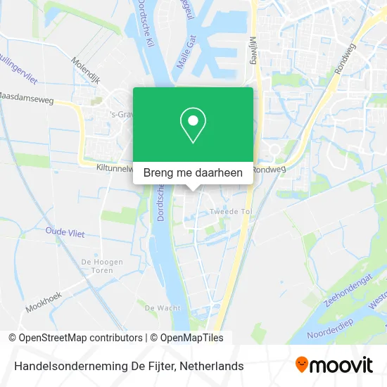 Handelsonderneming De Fijter kaart