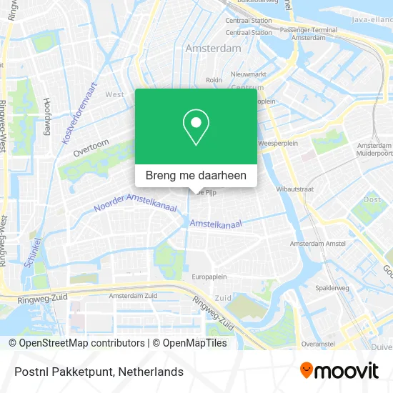 Postnl Pakketpunt kaart