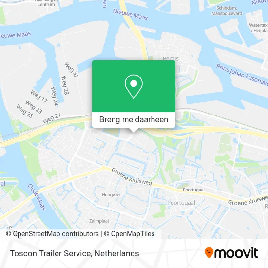 Toscon Trailer Service kaart