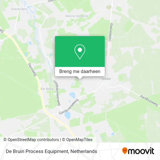 De Bruin Process Equipment kaart