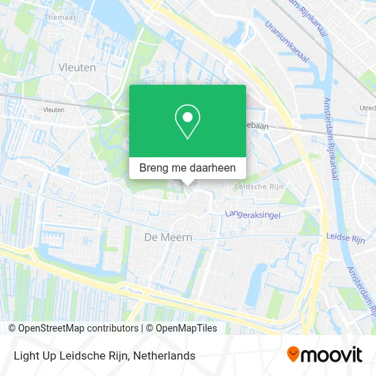 Light Up Leidsche Rijn kaart