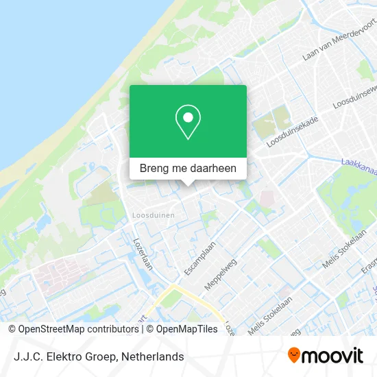 J.J.C. Elektro Groep kaart