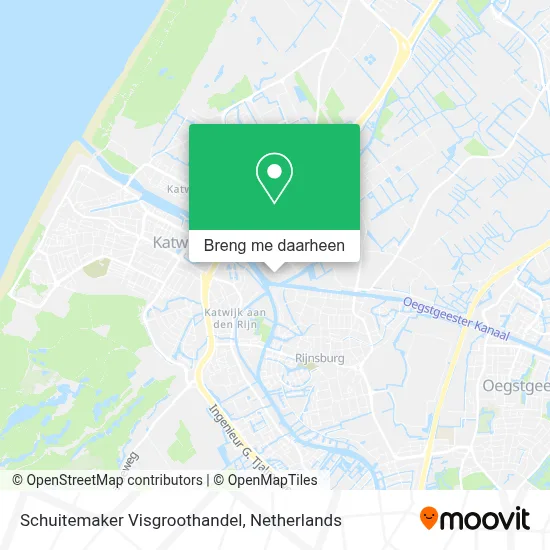 Schuitemaker Visgroothandel kaart