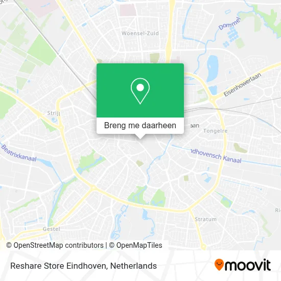Reshare Store Eindhoven kaart