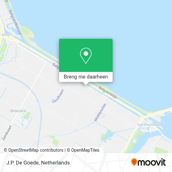 J.P. De Goede kaart