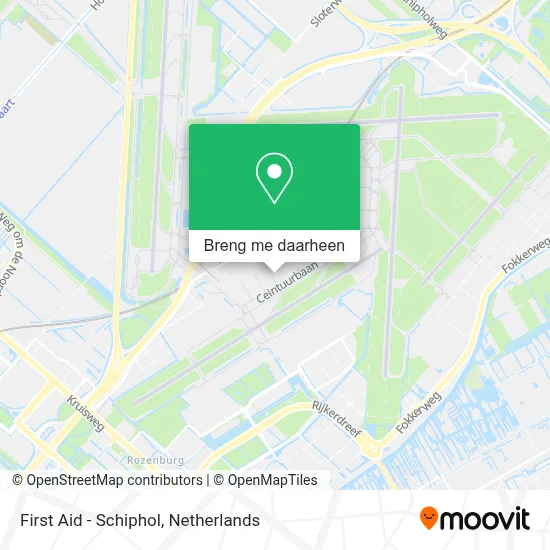 First Aid - Schiphol kaart