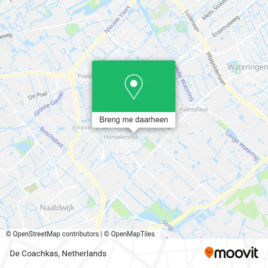 De Coachkas kaart