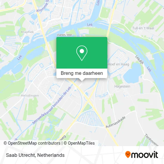 Saab Utrecht kaart