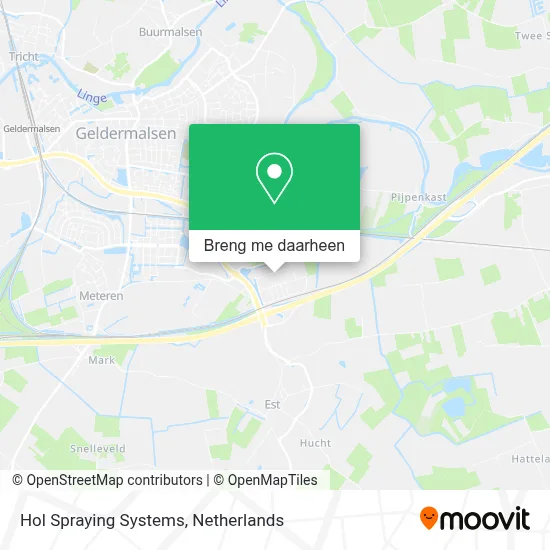 Hol Spraying Systems kaart