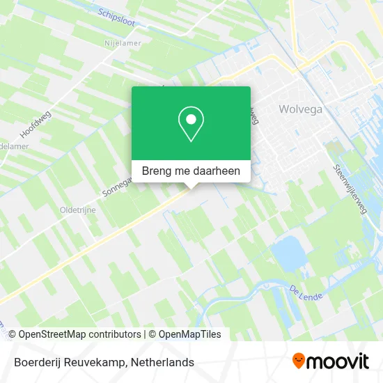 Boerderij Reuvekamp kaart