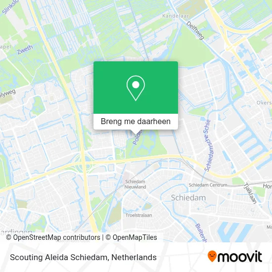 Scouting Aleida Schiedam kaart