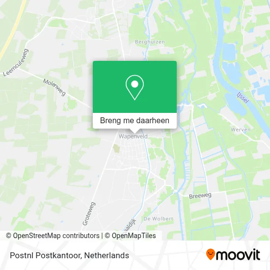 Postnl Postkantoor kaart