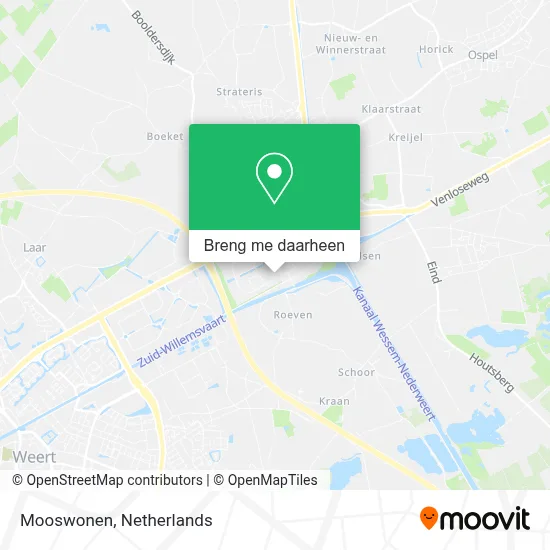 Mooswonen kaart
