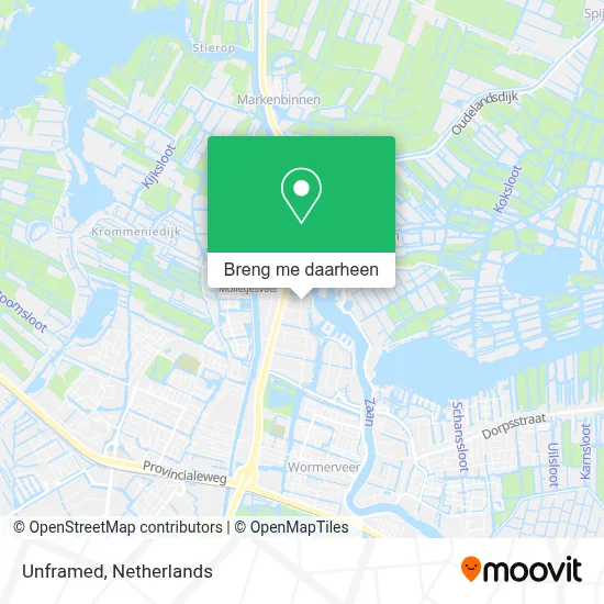 Unframed kaart