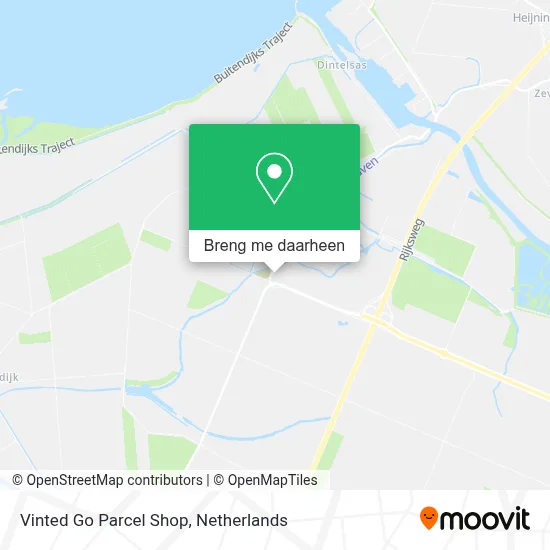 Vinted Go Parcel Shop kaart