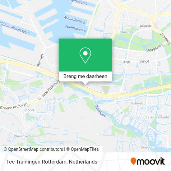 Tcc Trainingen Rotterdam kaart