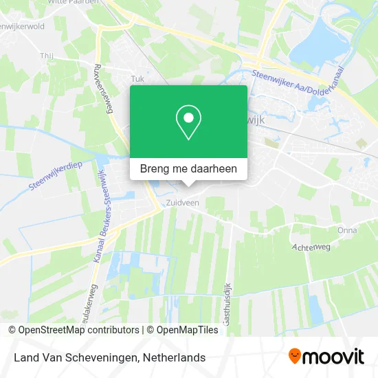 Land Van Scheveningen kaart