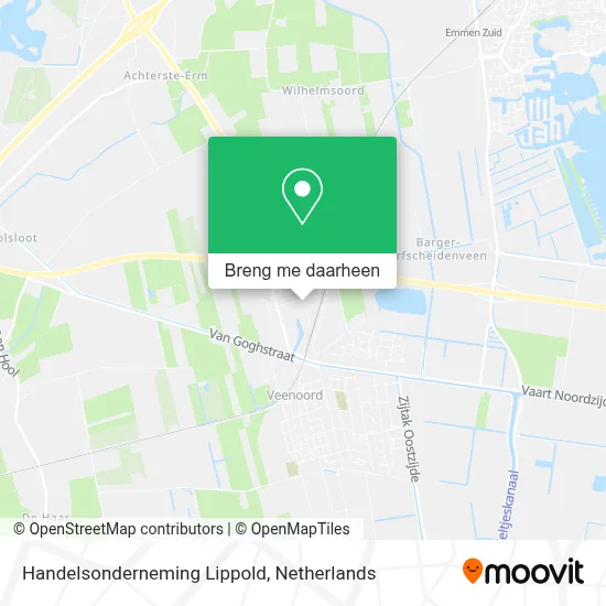Handelsonderneming Lippold kaart