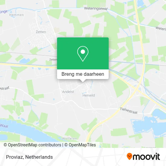 Proviaz kaart