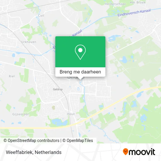 Weeffabriek kaart