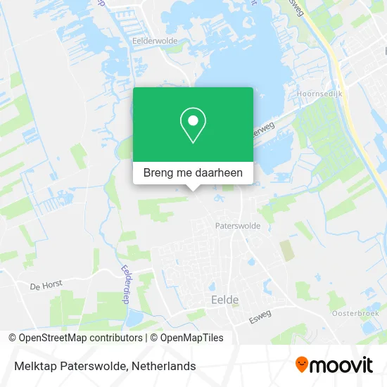 Melktap Paterswolde kaart