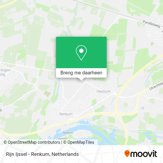 Rijn Ijssel - Renkum kaart