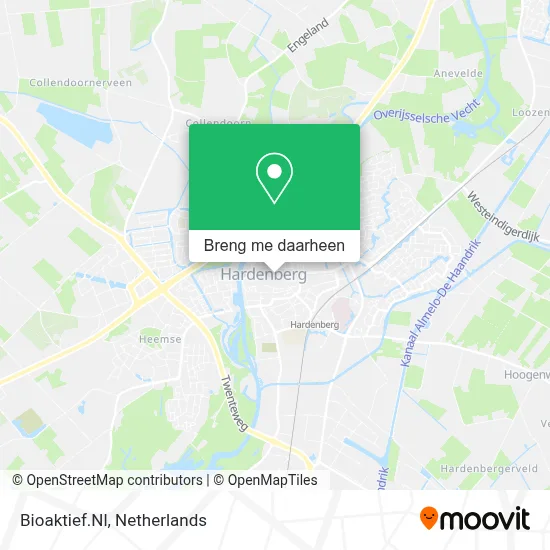 Bioaktief.Nl kaart