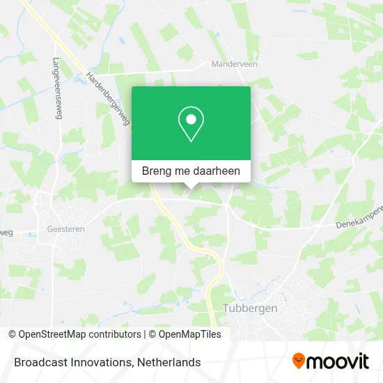 Broadcast Innovations kaart