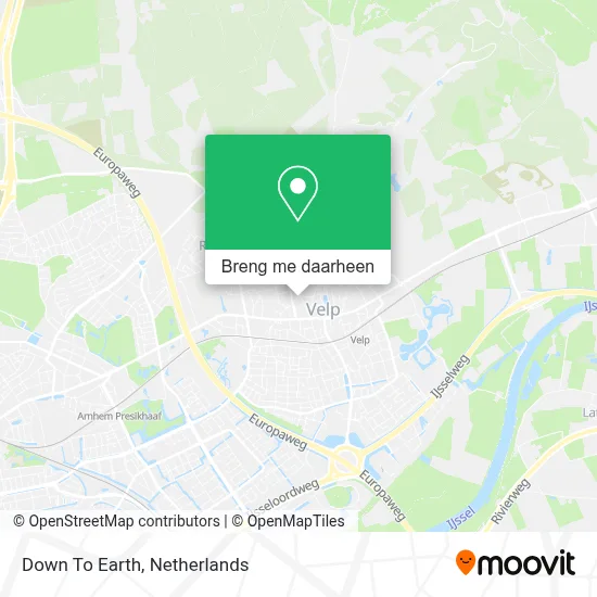 Down To Earth kaart