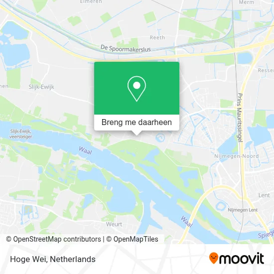 Hoge Wei kaart