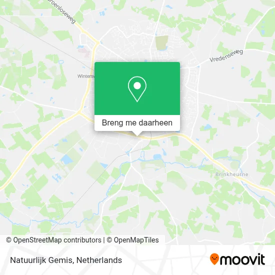 Natuurlijk Gemis kaart
