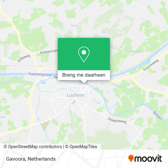 Gavoora kaart