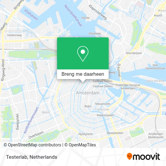 Testerlab kaart