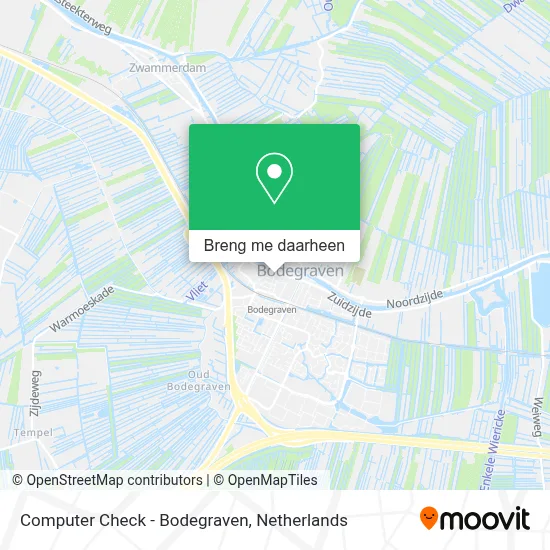 Computer Check - Bodegraven kaart