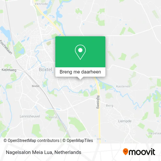Nagelsalon Meia Lua kaart