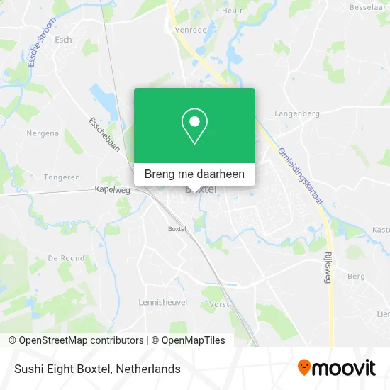 Sushi Eight Boxtel kaart