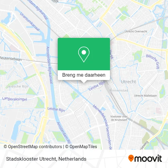 Stadsklooster Utrecht kaart