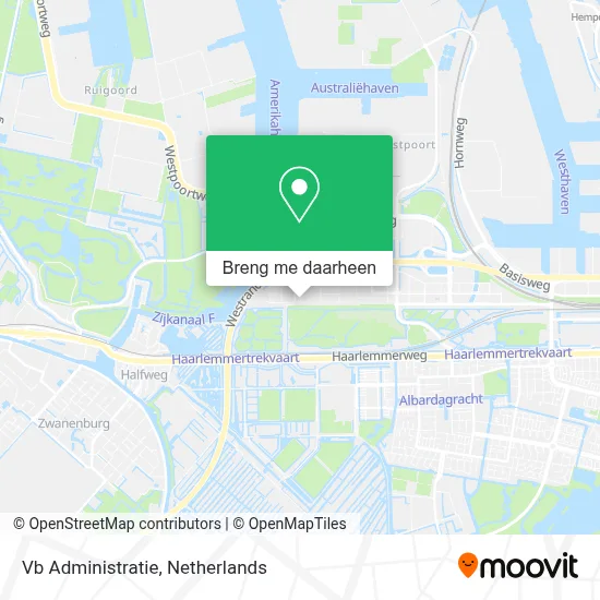 Vb Administratie kaart
