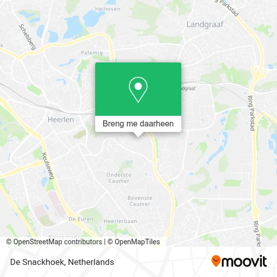 De Snackhoek kaart