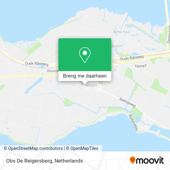 Obs De Reigersberg kaart