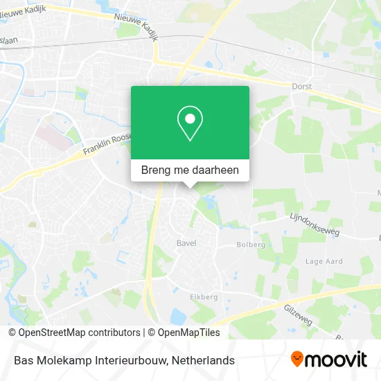 Bas Molekamp Interieurbouw kaart