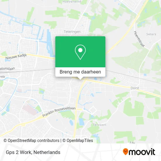 Gps 2 Work kaart